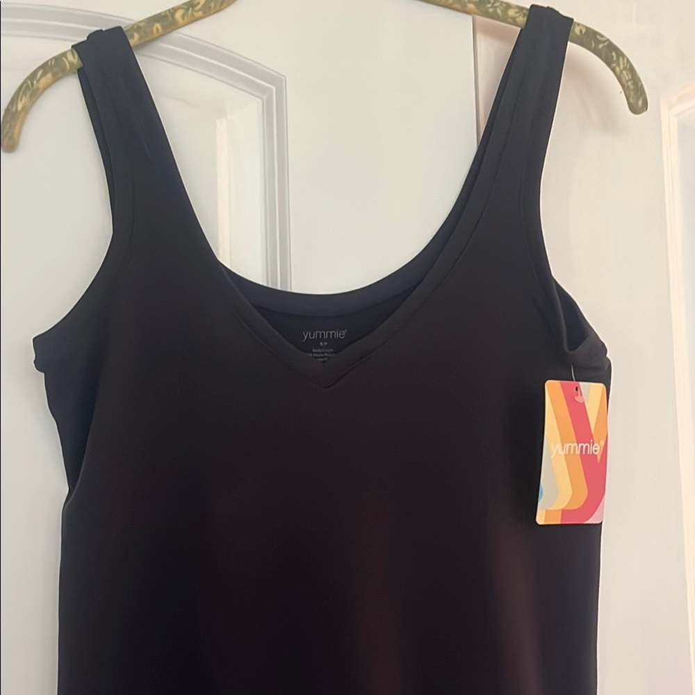 Yummie Black V-Neck Tank
